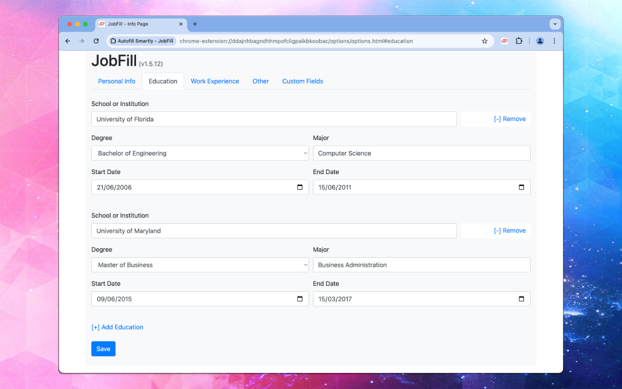 Autofill Smartly - JobFill截图4