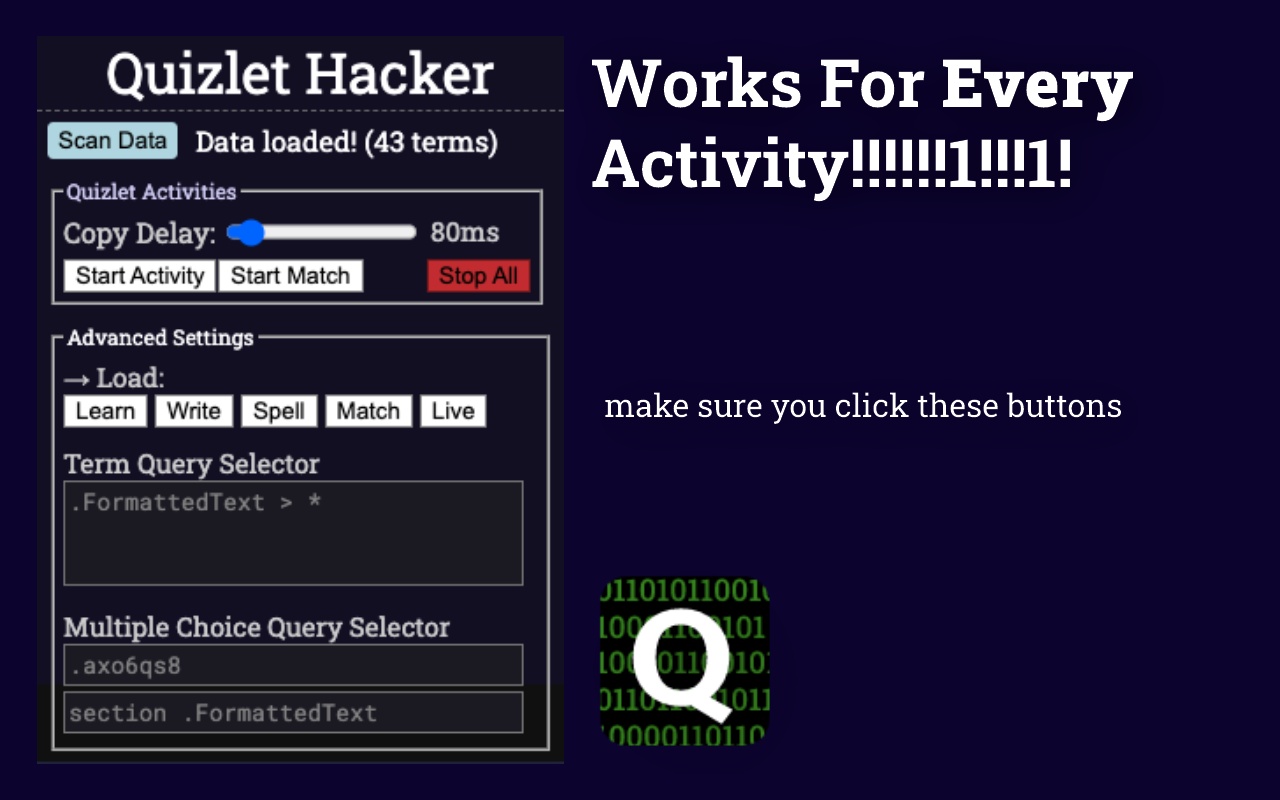 Quizlet Hacker截图1