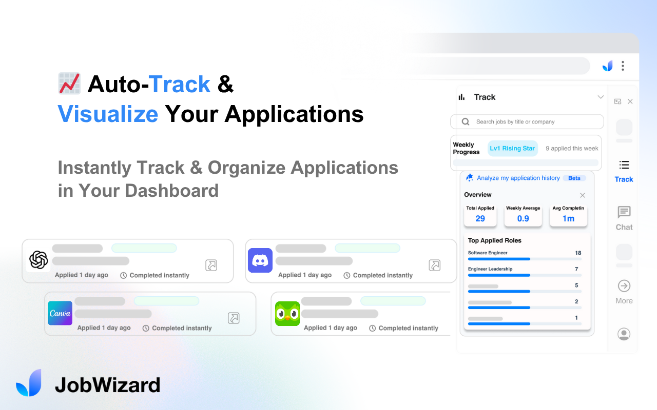 JobWizard: AI Autofill Job Applications & LinkedIn Referrals截图2