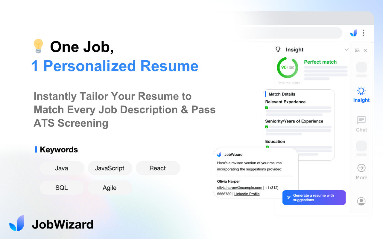 JobWizard: AI Autofill Job Applications & LinkedIn Referrals截图5