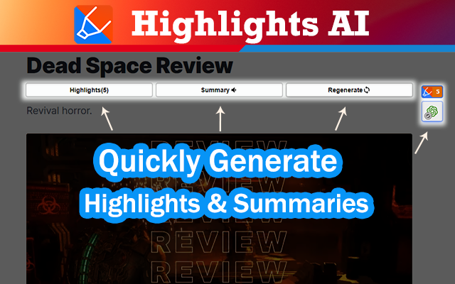Highlights AI: Simplify reading with ChatGPT截图2