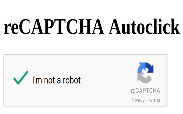 reCAPTCHA Autoclicker截图1