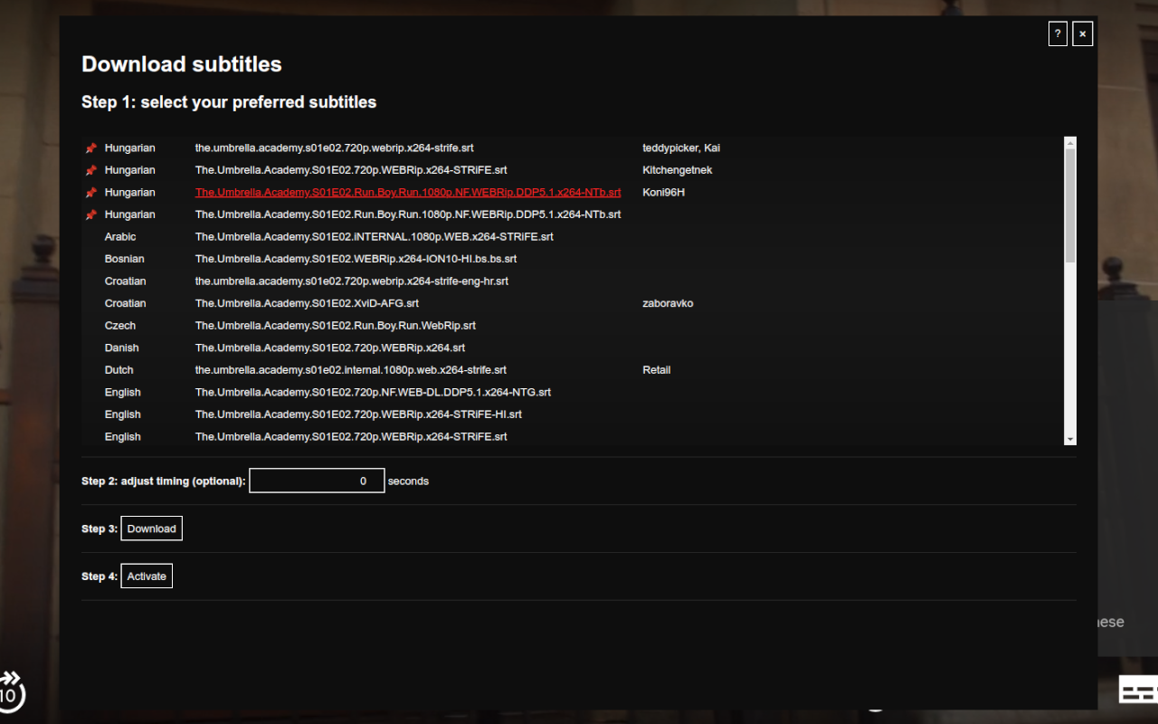 OpenSubtitles for Netflix截图1