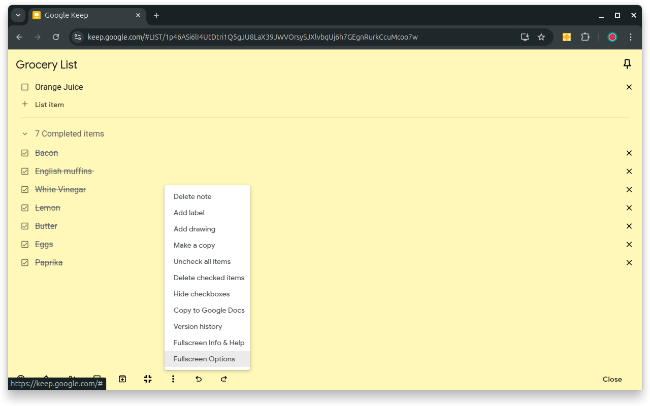 Google Keep - Full Screen Edit截图4