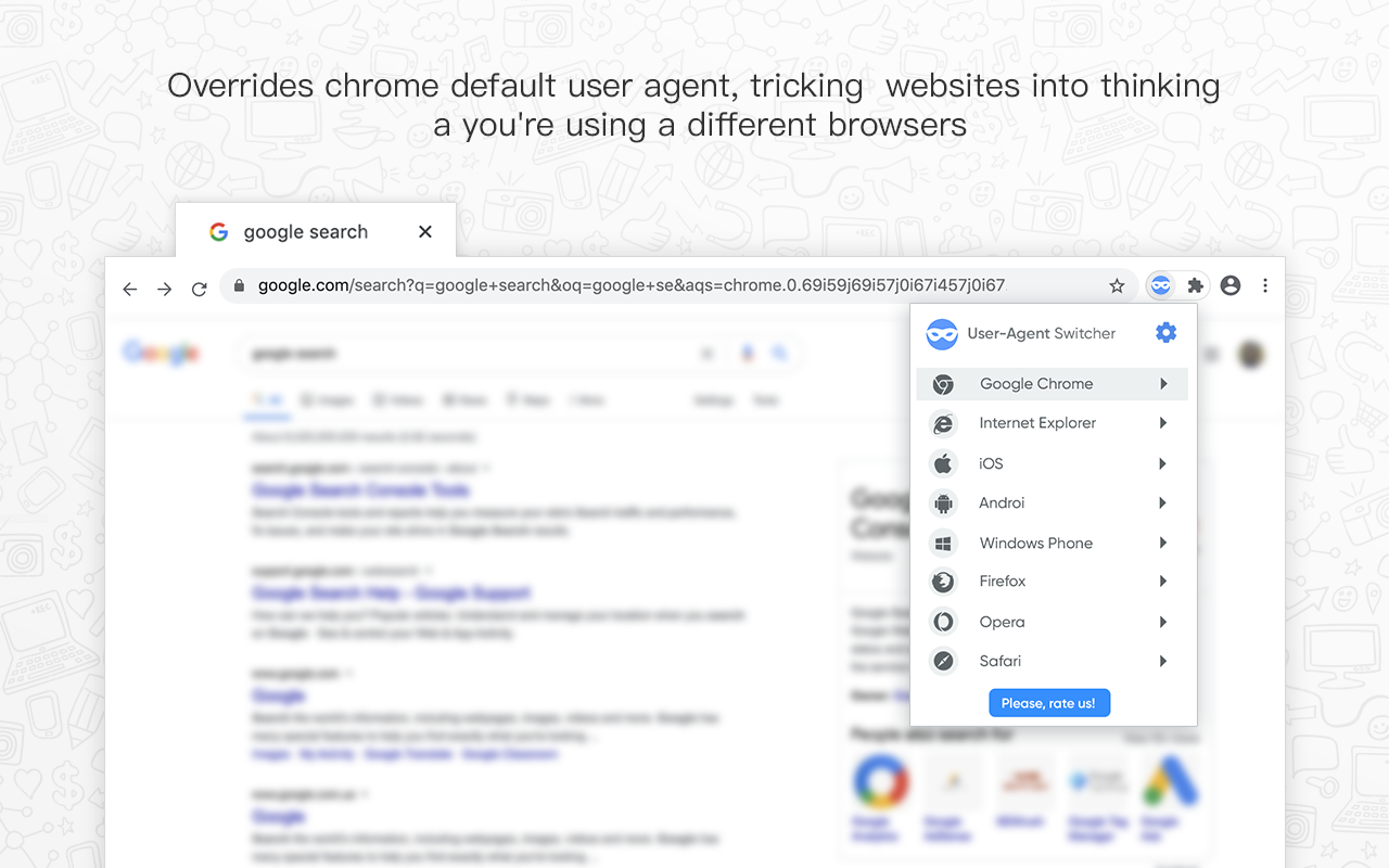 User Agent Switcher截图3