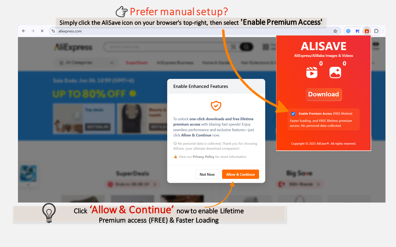 AliSave - Download AliExpress Images & Videos截图4