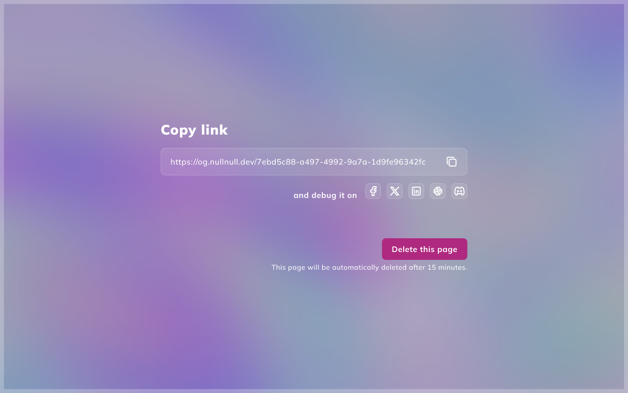Localhost Open Graph Debugger截图2