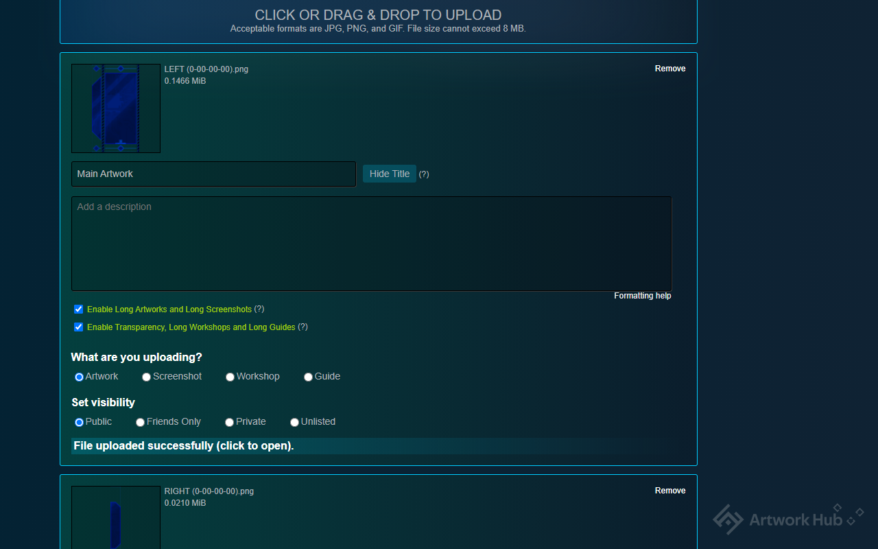 Steam Artwork Hub Essentials截图4