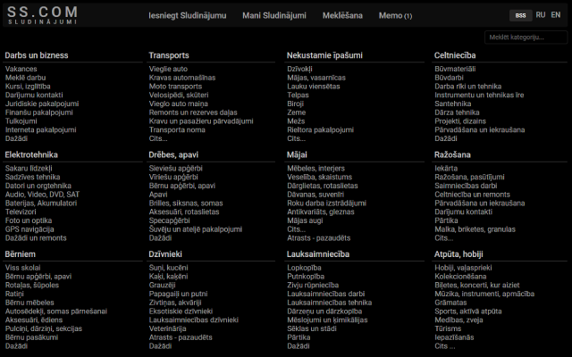 BSS - Better SS.com & SS.lv截图1