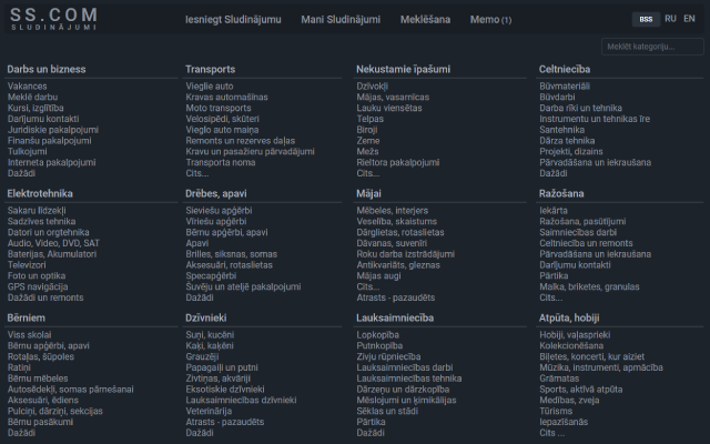 BSS - Better SS.com & SS.lv截图2