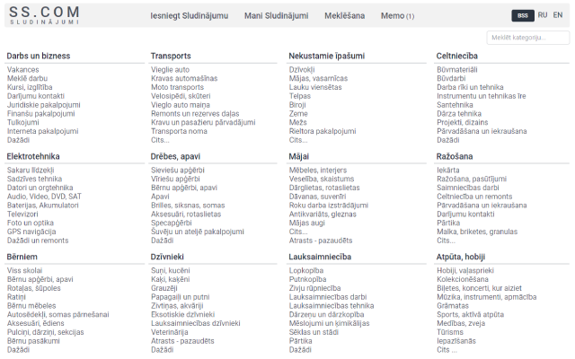 BSS - Better SS.com & SS.lv截图3
