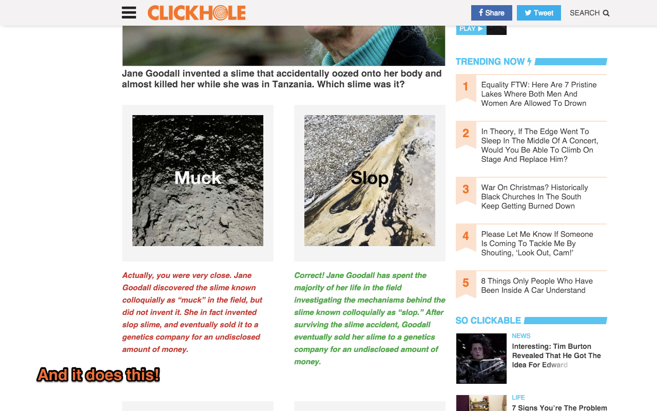 ClickHole - REVEAL ALL!截图3