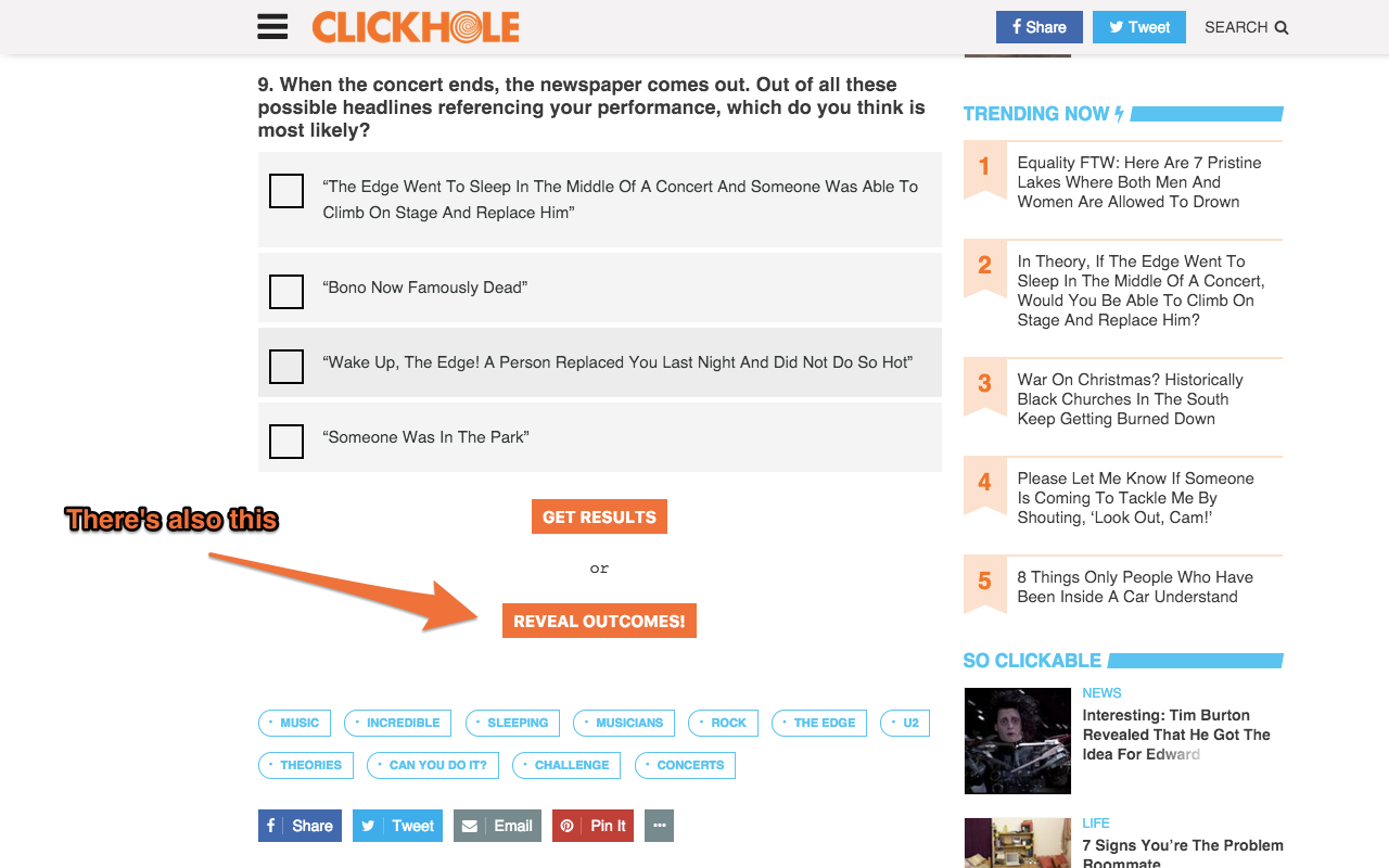 ClickHole - REVEAL ALL!截图4
