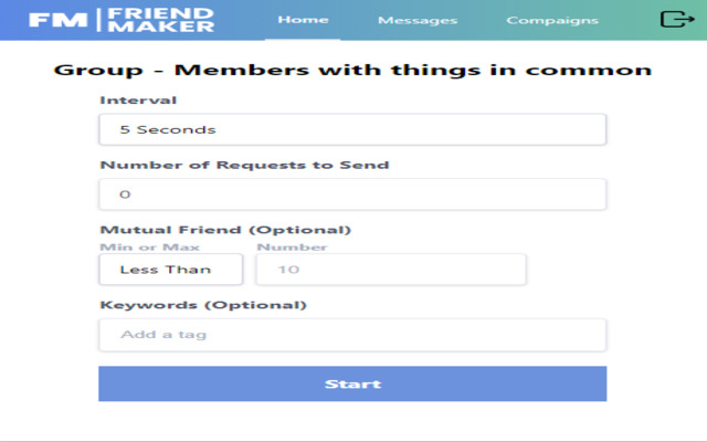 Friend Maker | Toolkit for Facebook截图1