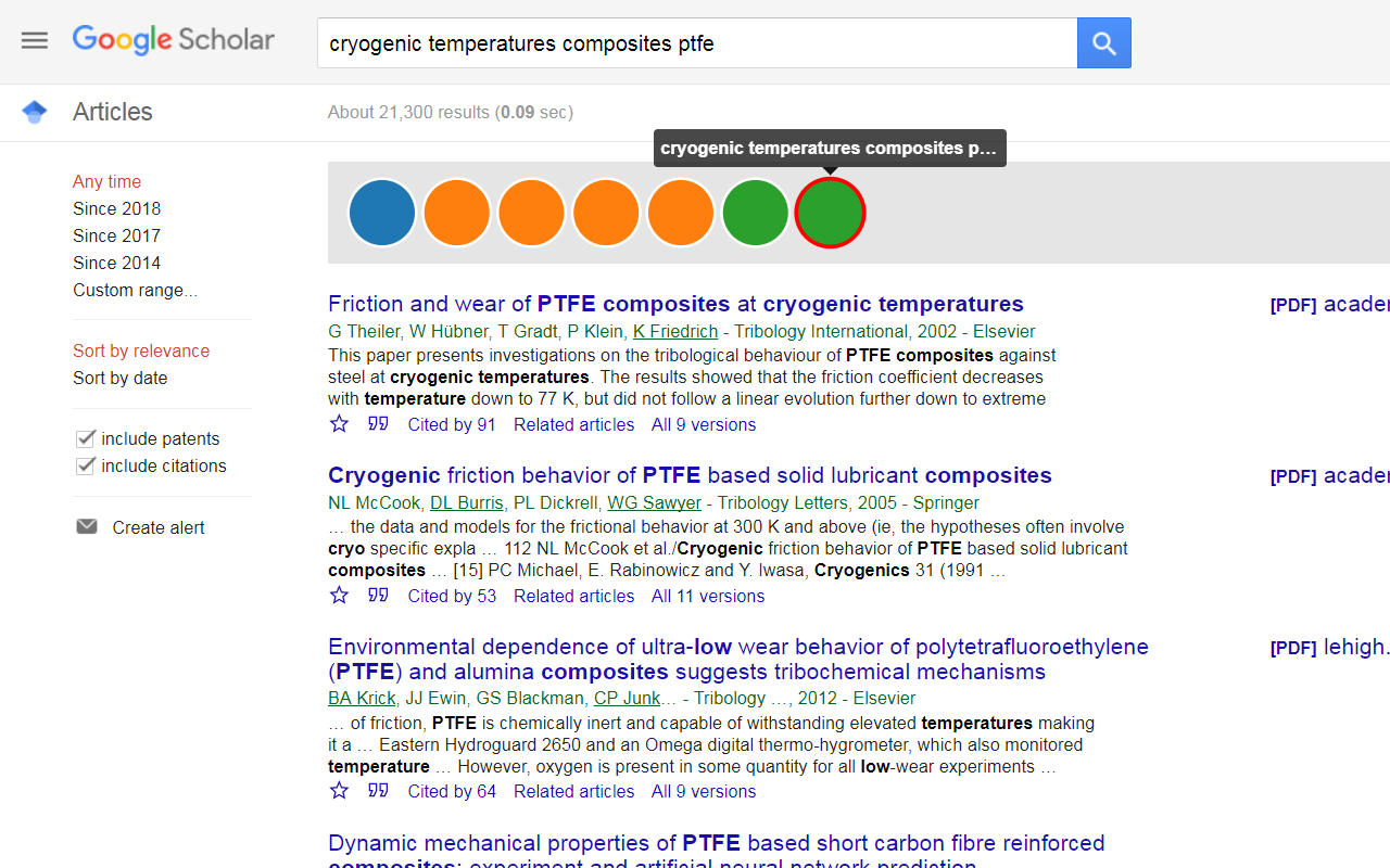 QueryCrumbs for Google Scholar截图1