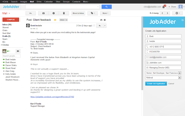 JobAdder for Gmail™截图1