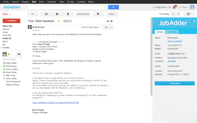 JobAdder for Gmail™截图3