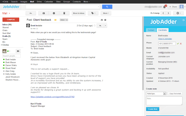 JobAdder for Gmail™截图4