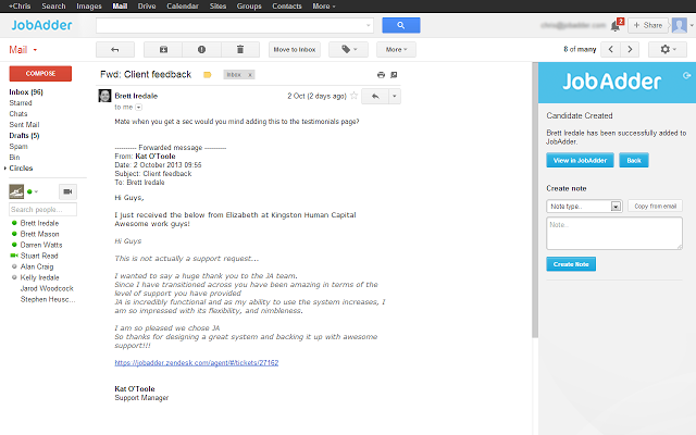 JobAdder for Gmail™截图5