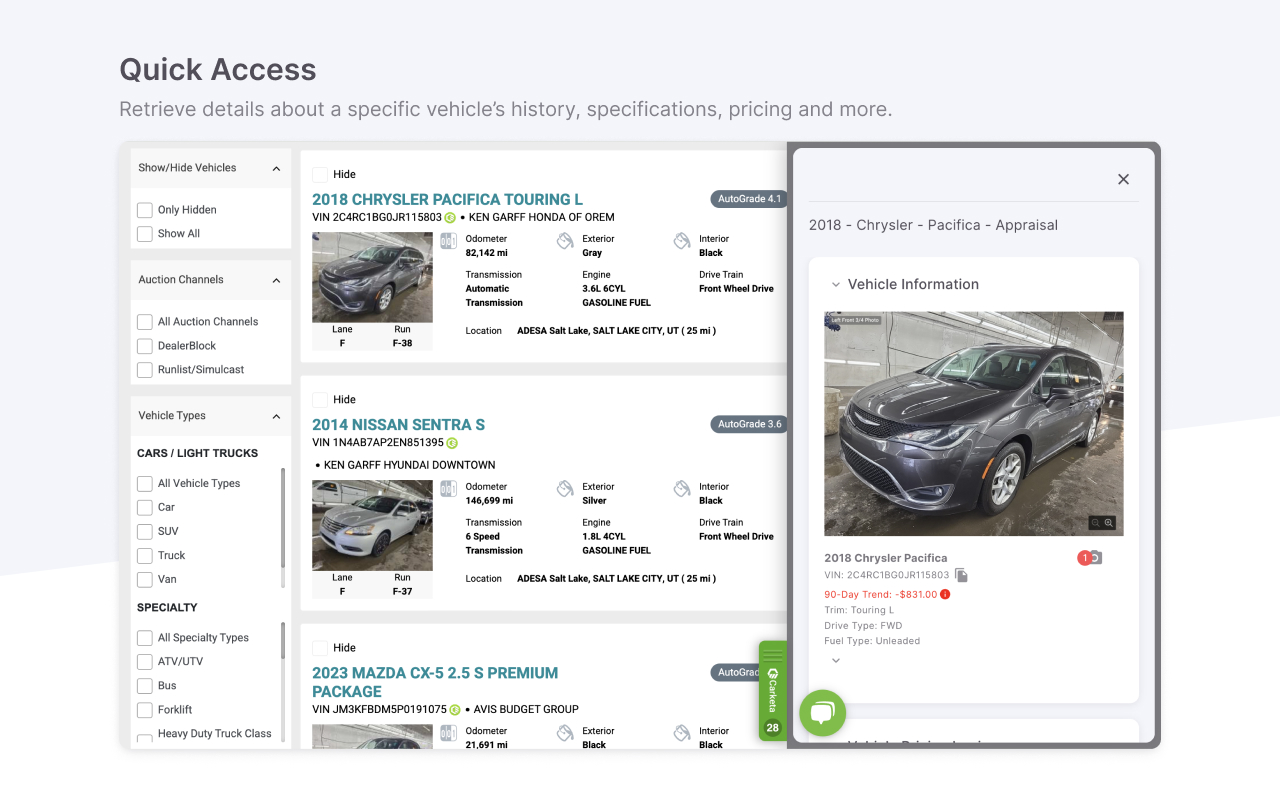 Carketa Vehicle Information截图2