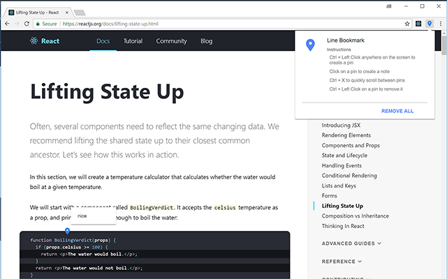 Page Notes & Line Bookmarks截图1