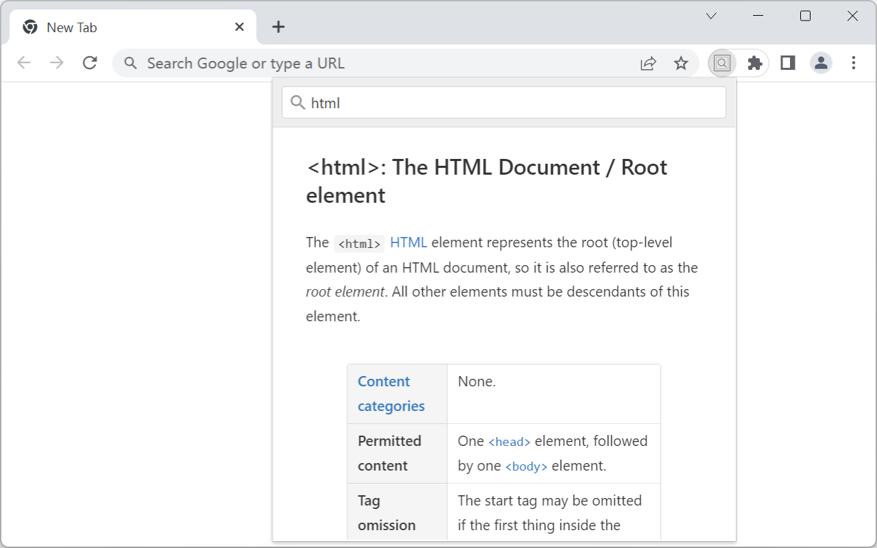DevDocs Web Ext截图2