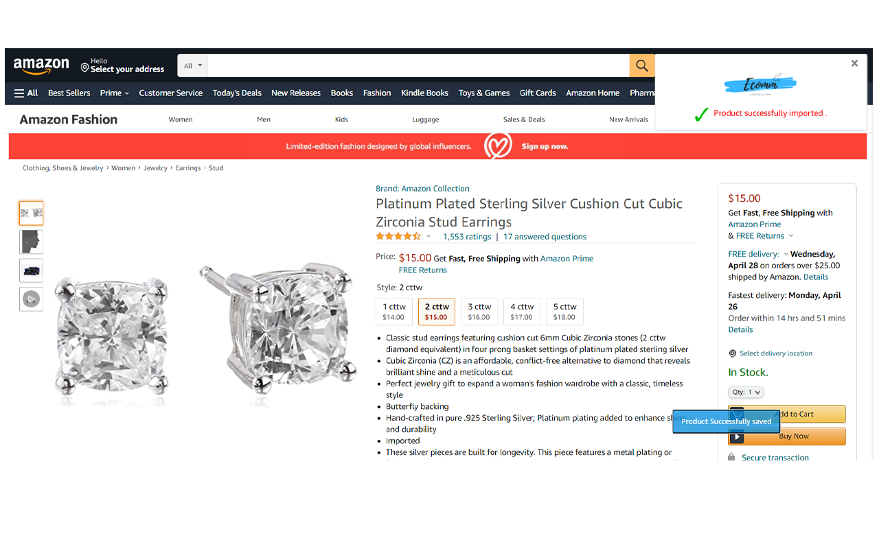 EcomListers Dropshipping Product Importer截图1
