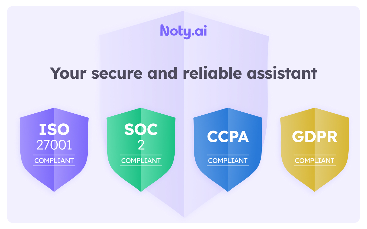 Meeting Assistant & ChatGPT summary, by Noty.ai截图2