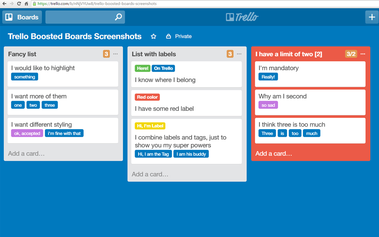 Trello Boosted Boards截图3