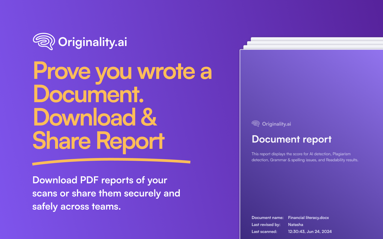 AI Detector and Human Writing Report - Originality.ai截图5