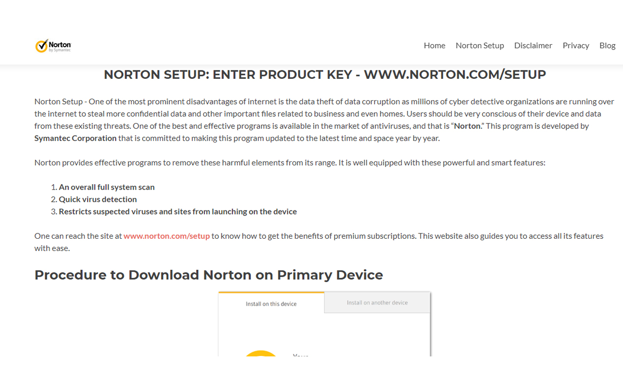 Norton Setup Help截图3