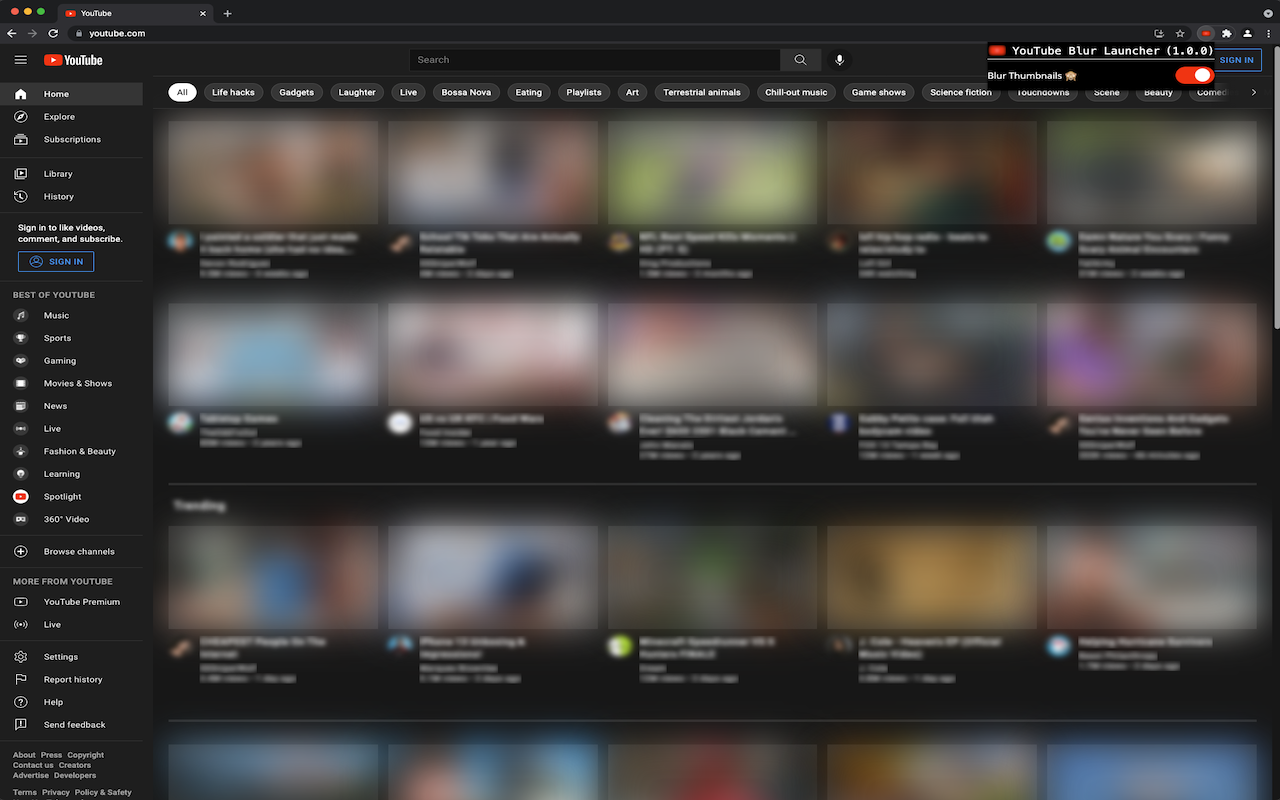 YouTube Blur截图1