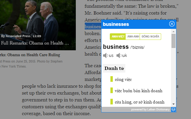 Laban Dictionary (by Laban.vn)截图3