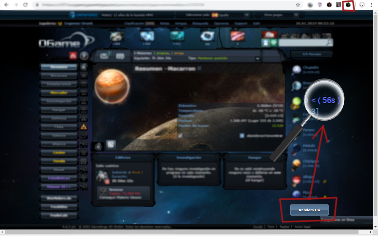 OGame Random Activity截图1