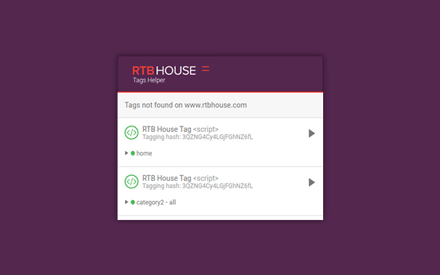 RTB House Tags Helper截图1