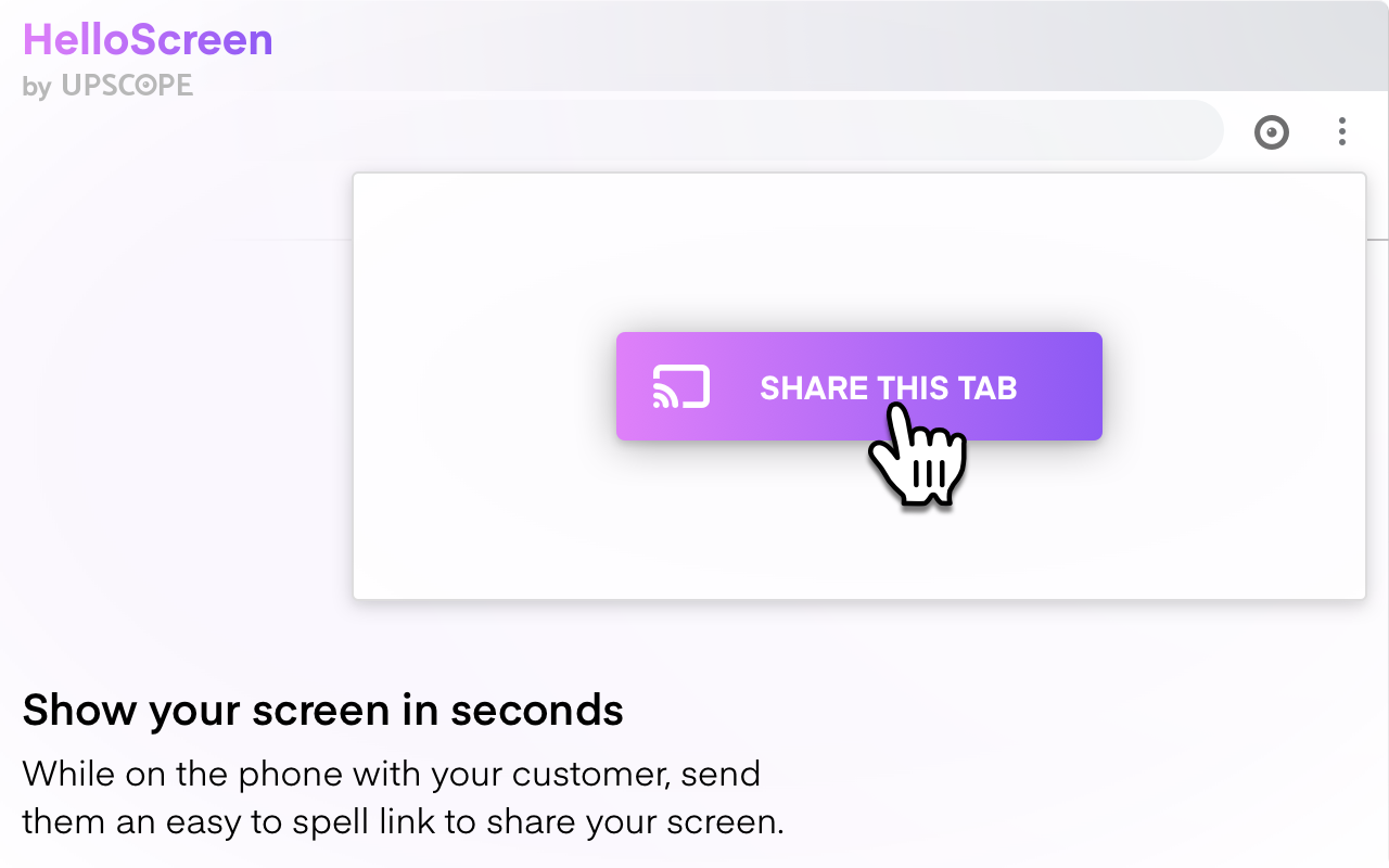 HelloScreen Screen Sharing for Chrome截图3