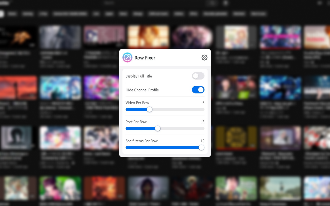 YouTube Row Fixer截图1