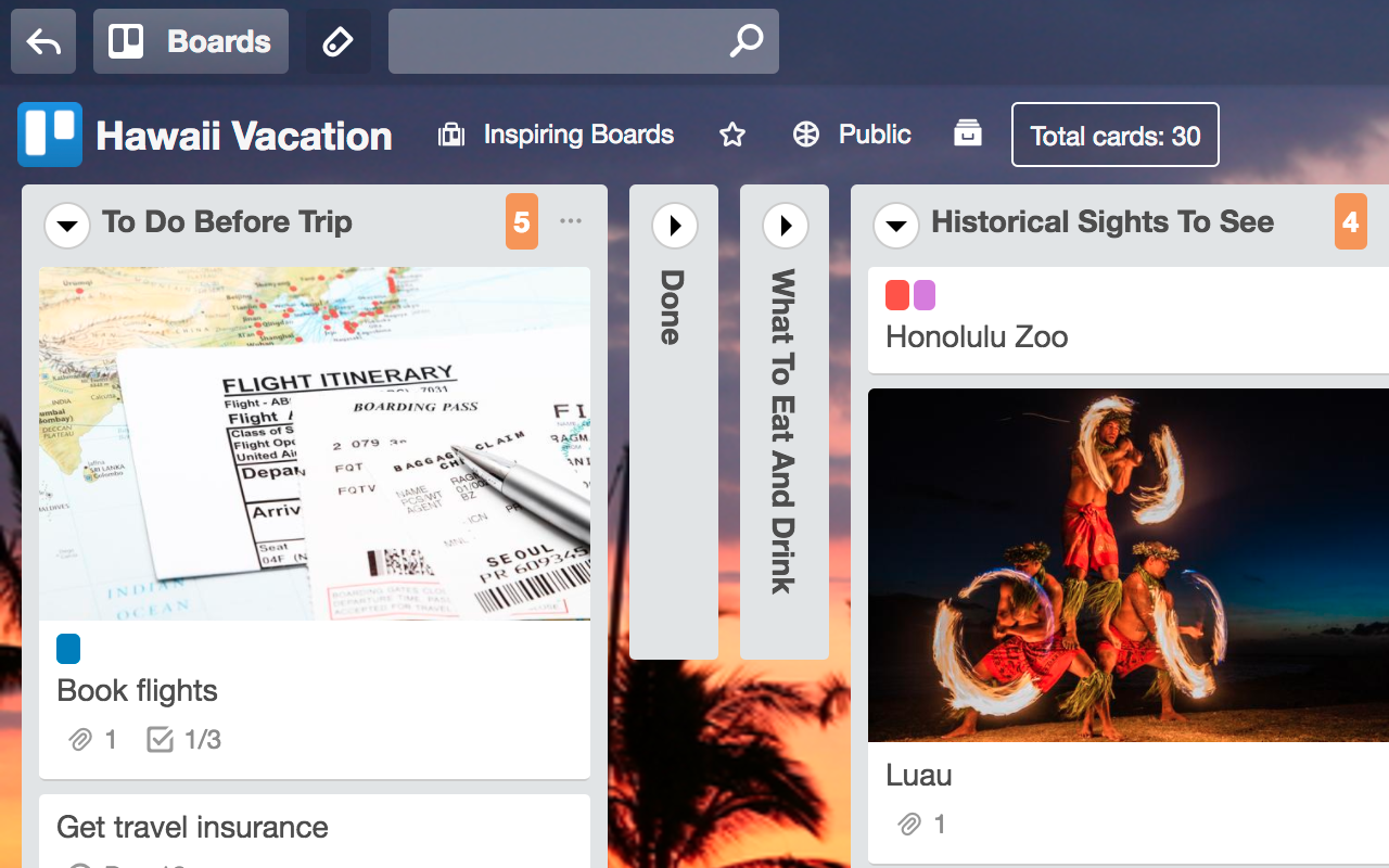 Collapsible Trello Lists截图1