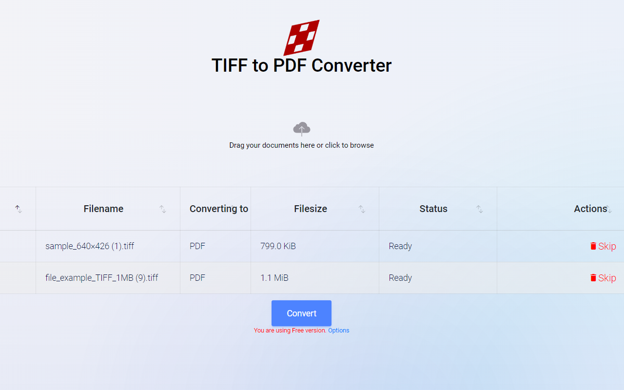 TIFF to PDF Converter截图2