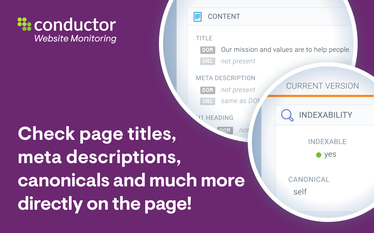 Conductor Website Monitoring截图2