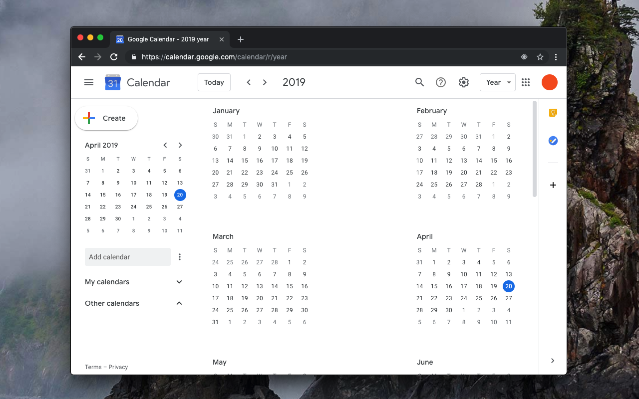 Google Calendar™ on new Tab截图1