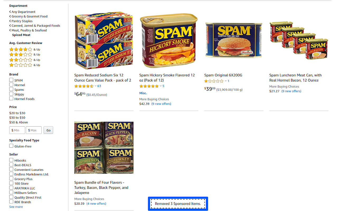 Amazon Unsponsor截图1