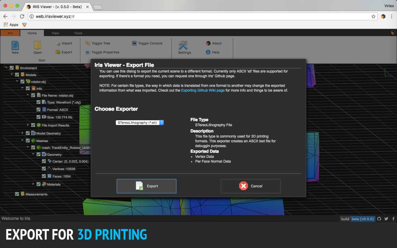 Iris 3D Viewer截图4
