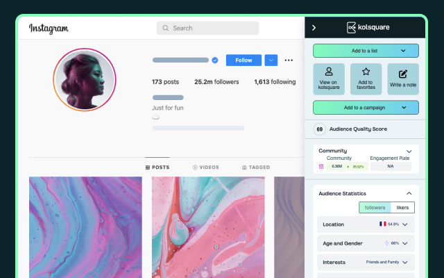 Kolsquare Analytics Sidebar截图1