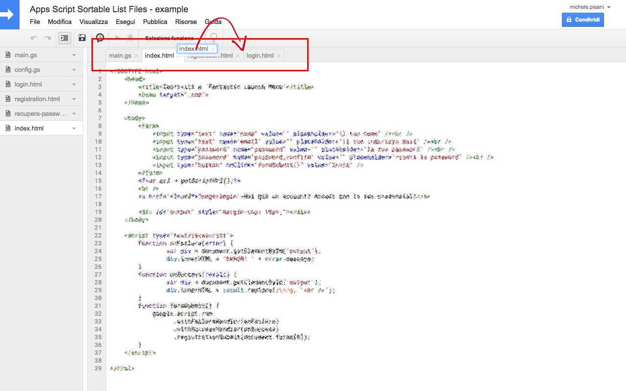 Apps Script Sortable List Files截图1
