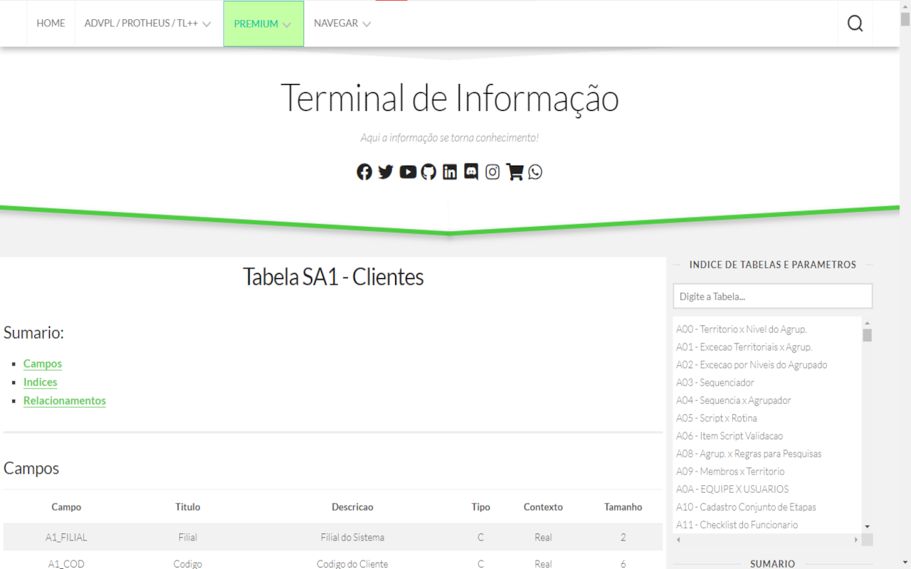 Tabelas e Parâmetros do Protheus截图4