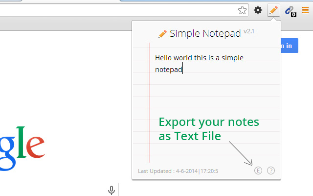 Simple Notepad截图2