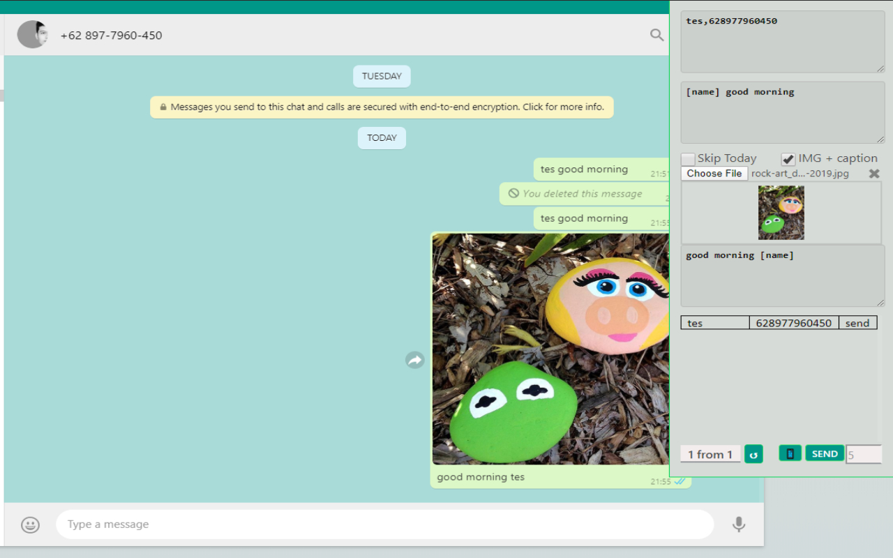 WA - Bulk Messages Sender截图1