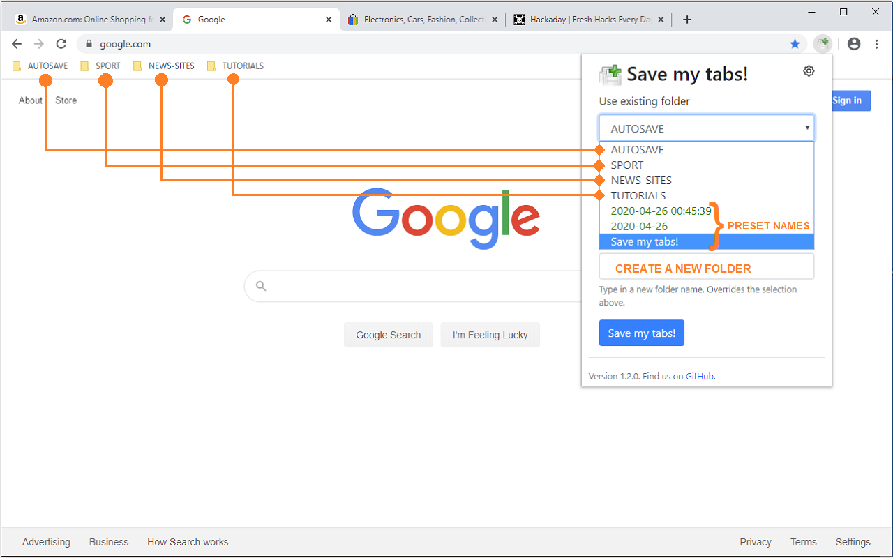 Save my tabs!截图1