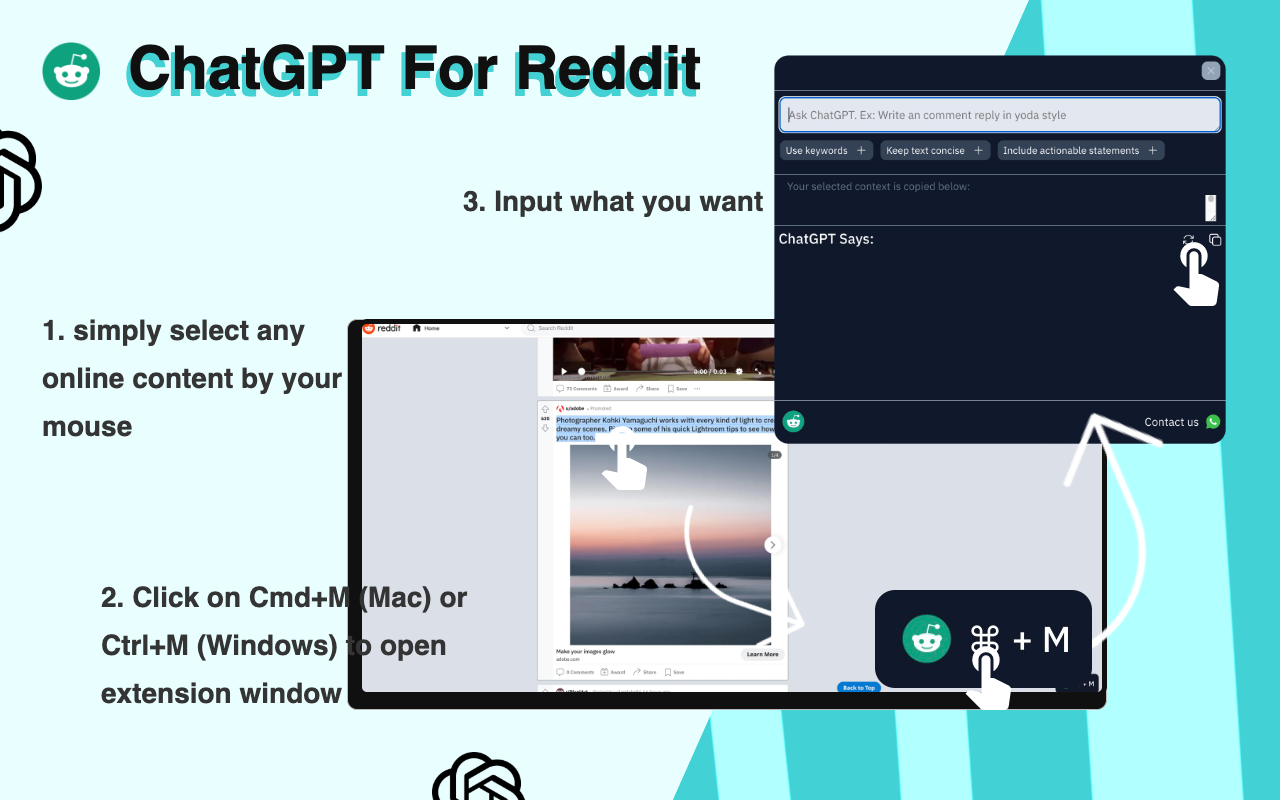ChatGPT Assistant For Reddit截图2